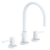 East Linear Widespread Bathroom Faucet with Drain Assembly
