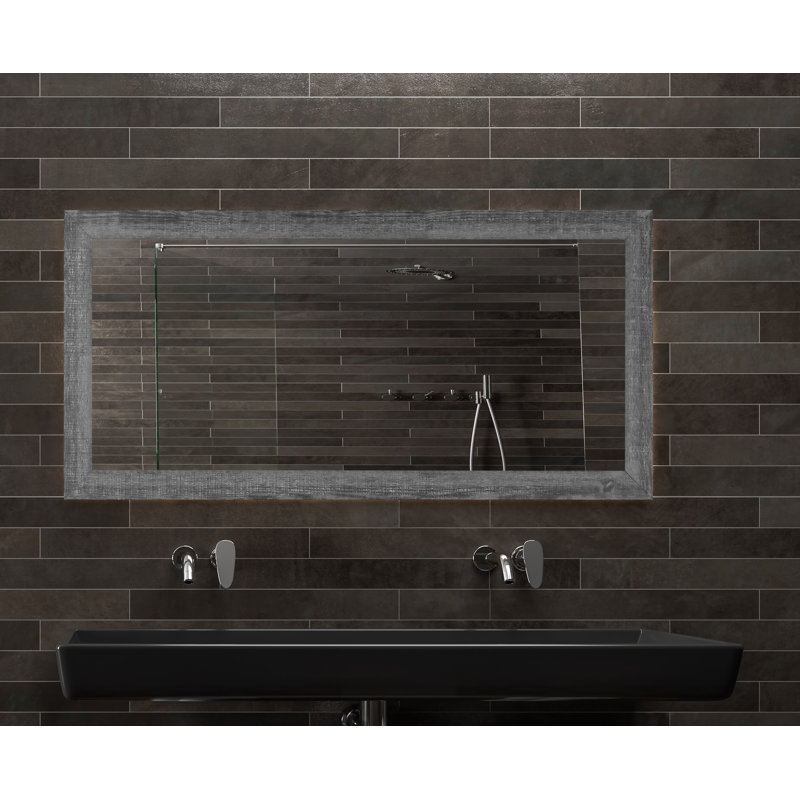 Dakston Solid Wood Flat Mirror, 36.5" x 62"