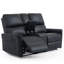Adalai 2 Seater Faux Leather Reclining Sofa-1633968658
