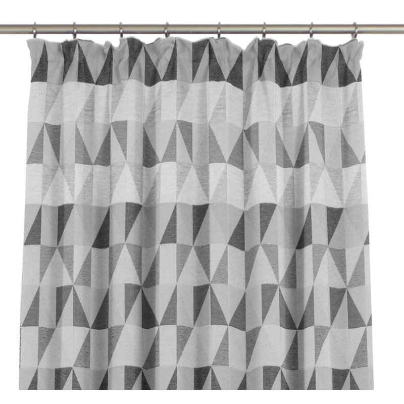 Berlare Panel, 132cm Width x 335cm Drop, Dark Grey