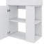 Meuble-lavabo flottant 21,6 po avec lavabo et unité murale compacte avec lavabo en céramique