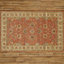 Tapis orange en laine touffeté à la main Arden-11184678