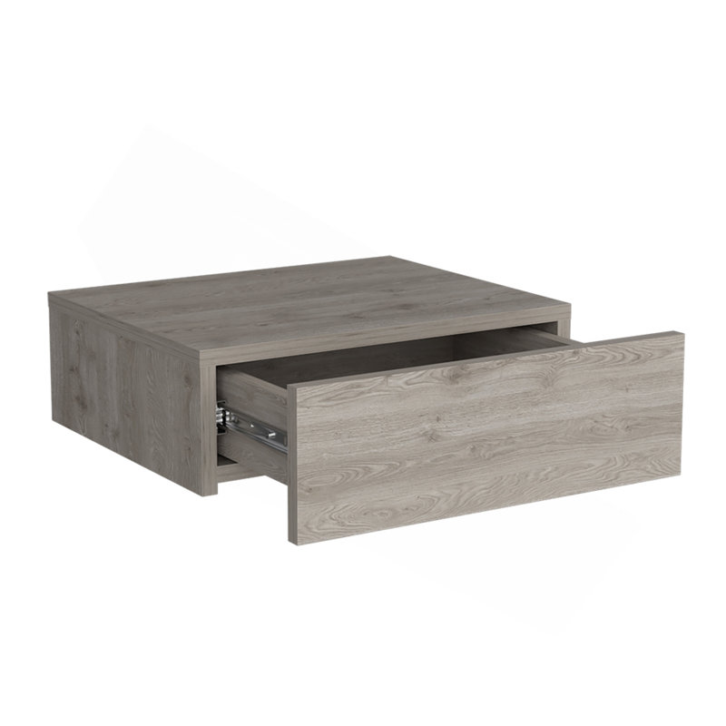 Nightstand Isola, Bedroom, Light Gray, Light Gray