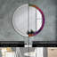 Huldar Glass Flat Wall Mirror