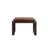 Biorte 19.69'' W Top Grain Genuine Leather Rectangle Ottoman with Metal Base-1064296396