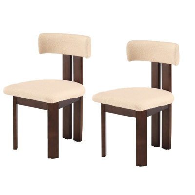 Chaise d'appoint rembourrée en coton