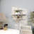 Wooden 3 Shelves Wall Shelf with Diamond Shape