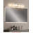 Chrome Bathroom Vanity Light with Glass Shades for Bathroom-726810576