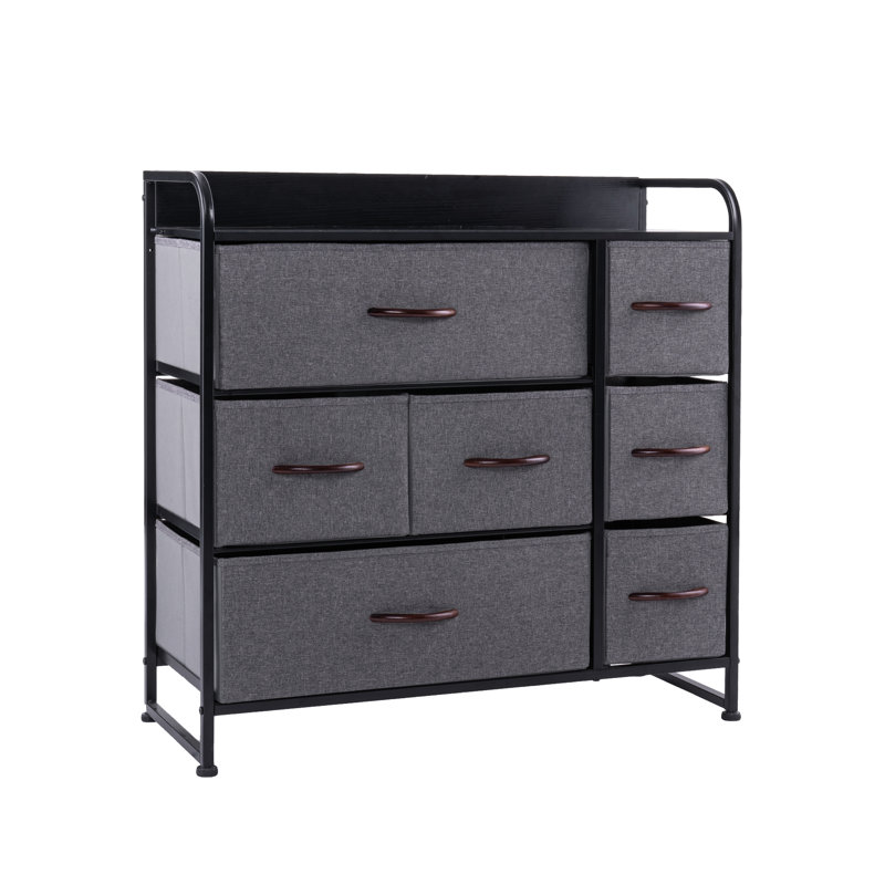 Commode double 7 tiroirs l 31,5 po