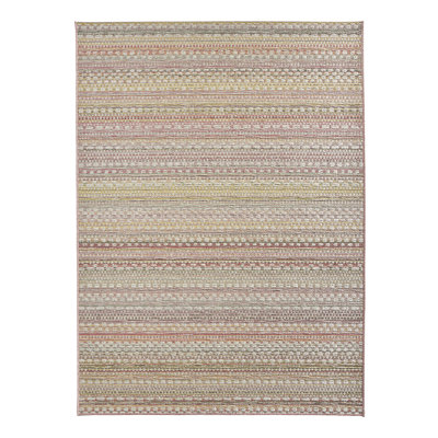 Pine Flatweave Pink/Yellow Rug