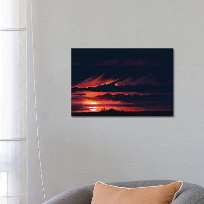 Sundown 1 Piece Wrapped Canvas Painting