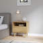 SHERBROOKE 54.8cm W Manufactured Wood Bedside Table