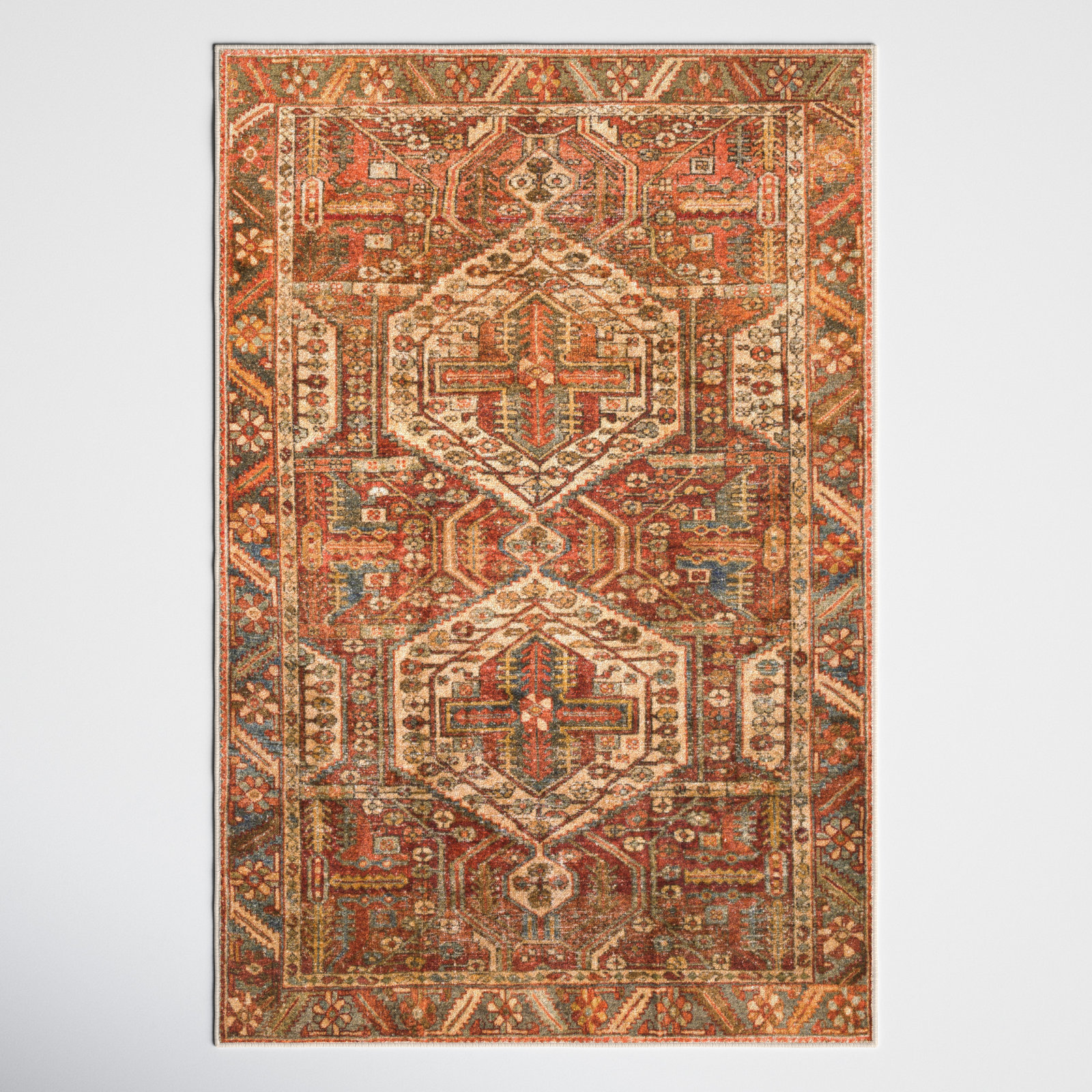 Mags Pink Rug, Rectangle 2' x 3'