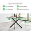 Chanden Luxury Marble Effect Glass 4 Seater Dining Table - Modern Statement Design-1543122395-1537892252
