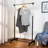 Parinaaz 33'' Metal Rolling Clothing Rack