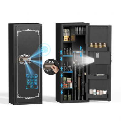 Gun Safe for 12-15 Rifles & Pistols for Home＆Hunting,Shotguns Gun Cabine