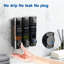 Distributeur de savon liquide mural pour cuisine et salle de bain, (doré)-126834461