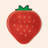 Double-layer Strawberry Cat Litter Trapping Mat