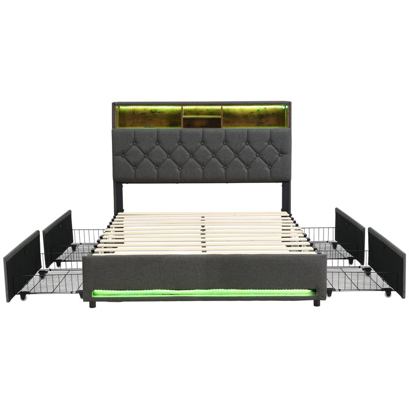 Upholstered Storage Bed