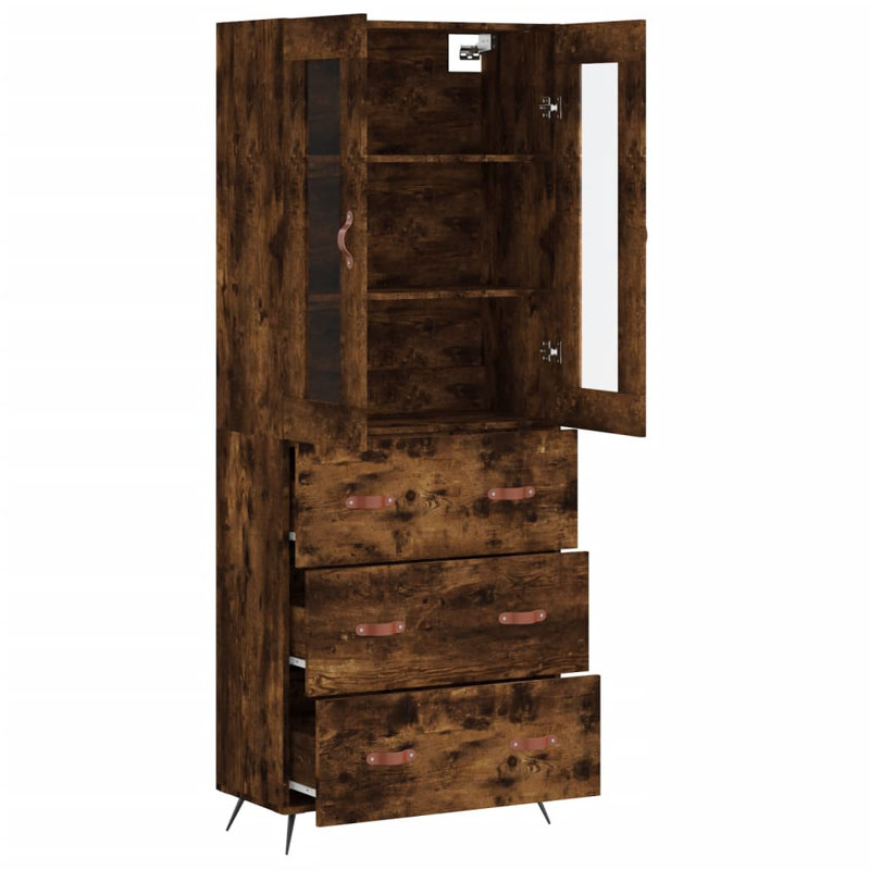 69.5cm Sideboard, Smoked Oak