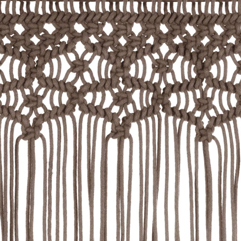 Lasater Sheer Curtain Single Panel, Taupe