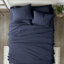 Ensemble de draps ultra-doux double brossé 6 pièces - Pochette profonde, infroissable, literie résistante à la décoloration-863243137-863243134