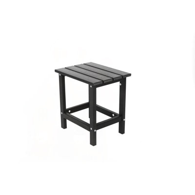 Table d'appoint extérieure carrée Adirondack en bleu
