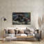 Bungalow Panthère noire 42 par David Stribble, art mural en verre acrylique, 24 po x 16 po-132657548