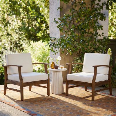 Tavares Acacia Outdoor Lounge Chair