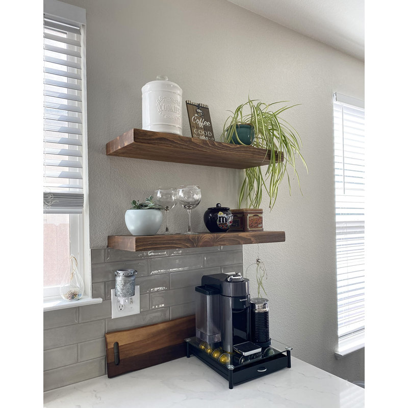 Devyn Pine, 2" H x 42" W x 10" D, Brown