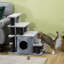 Dog Steps for Bed 4 Step Pet Stairs with Cat House for Sofa