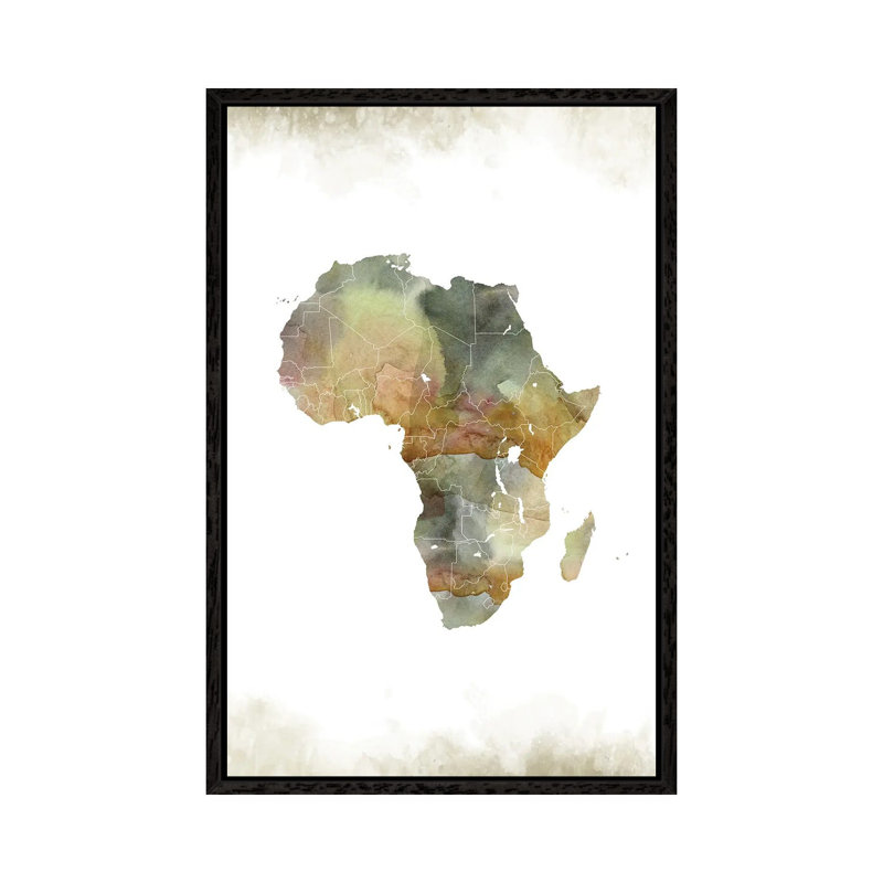 Print, Black Framed Canvas, 152.5 cm H x 101.5 cm W