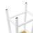 K&K 48Inch Large Kitchen Island With 2 Bar Stools, Power Outlet, Door Internal Storage Rack, Kitchen Storage Cart On 5 Wheels With Drop Leaf, 5 Open Side Racks, 2 Drawers,For Kitchen,Dining Room,White-1474850347