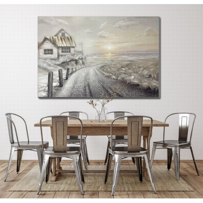 «Road to Sunrise», art mural sur toile