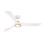 Ventilateur de plafond blanc mat intérieur / extérieur 52 po Hermosa-396430255