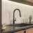 Modern Touchless Pull-Down Kitchen Faucet-112485391