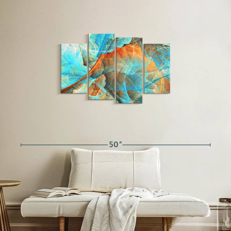 Abstrait numérique Avery Chill Out, H 22 po x l 36 po