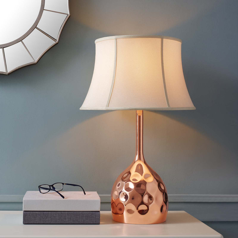 Lampe de table Dimple Rose Gold par Modway