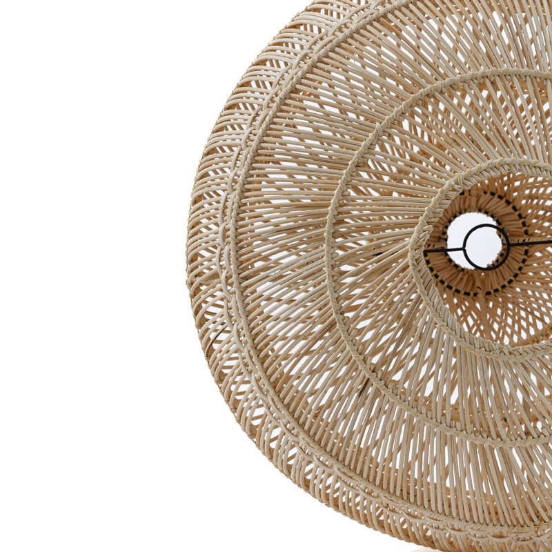 Rattan Novelty Lamp Shade ( Uno ) in Natural, 50" H x 55" W x 55" D
