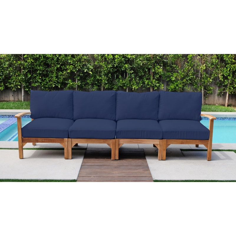 Huntington Outdoor 4 - Seat Patio Sofa, Granite Sunbrella®