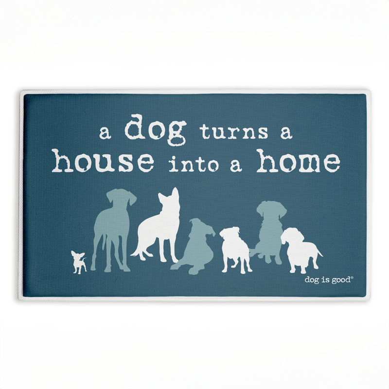 Tapis de bain antidérapant et absorbant pour chien Dog House Into Home, 18 po x 30 po, Niche pour chien