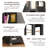 4-Tier All-Steel Rotating Bookshelf With 360° Wheels, Large Size Sturdy & Spacious Book Rack, New Style Black Bookshelf,Easy Assembly-447706732