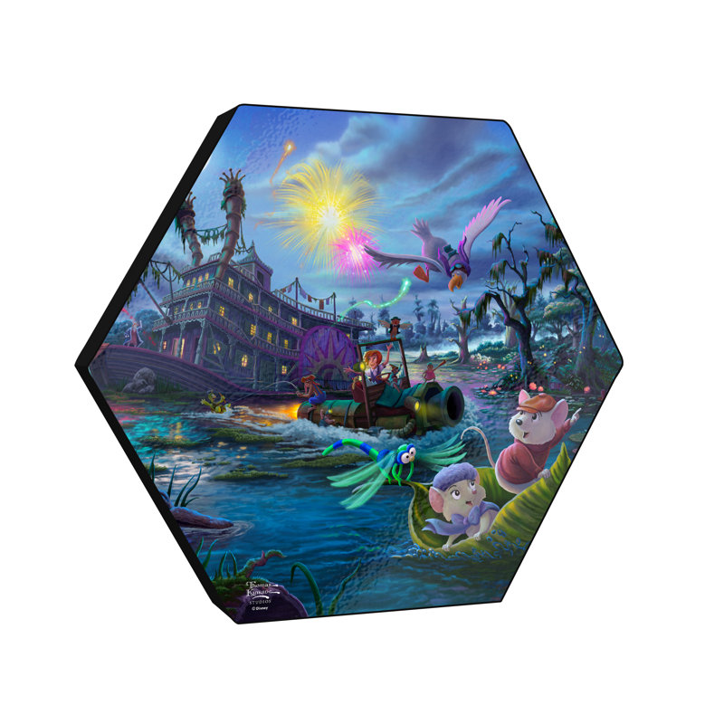 Impression sur bois Disney (The Rescuers)