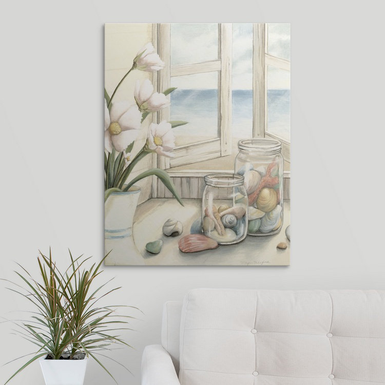 « view i », megan meagher, reproduction d’art Small Beach House, H 24 po x l 18 po x P 1,5 po, Toile