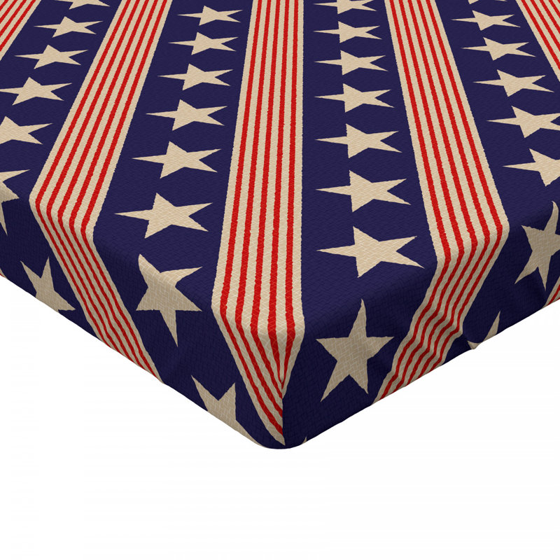 Microfiber Striped Fitted Sheet, Full Fitted Sheet