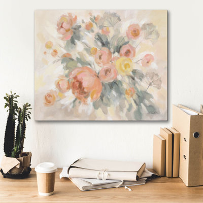 Toile épique Graffiti «Countryside Bloom» par Silvia Vassileva, 24 po x 20 po
