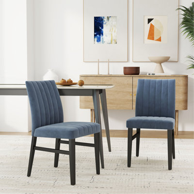 Chaises de salle à manger rembourrées Roundhill Furniture Wendell, ensemble de 2