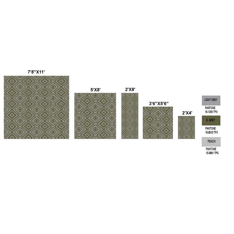 Filer Geometric Indoor Rug, Rectangle 3'6" x 5'6"