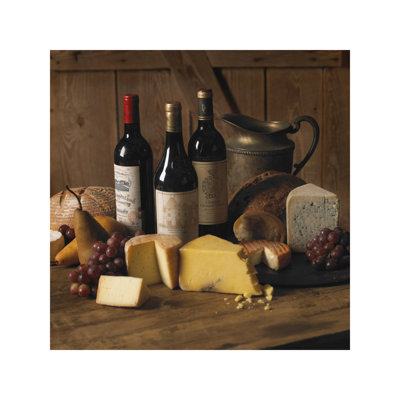 Wine & Cheese by Michael Harrison - Print on Canvas