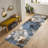 Chic Floral Pattern Area Rug with Soft Pile - Elegant Home Décor Piece for Living Room or Bedroom in Vibrant Multi-Color Theme-1818981835